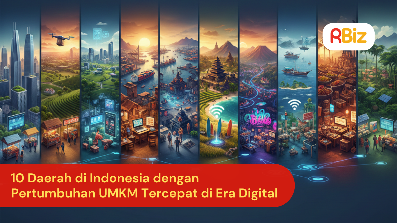 Pelaku UMKM menggunakan strategi digital marketing untuk mengembangkan bisnis lokal secara online