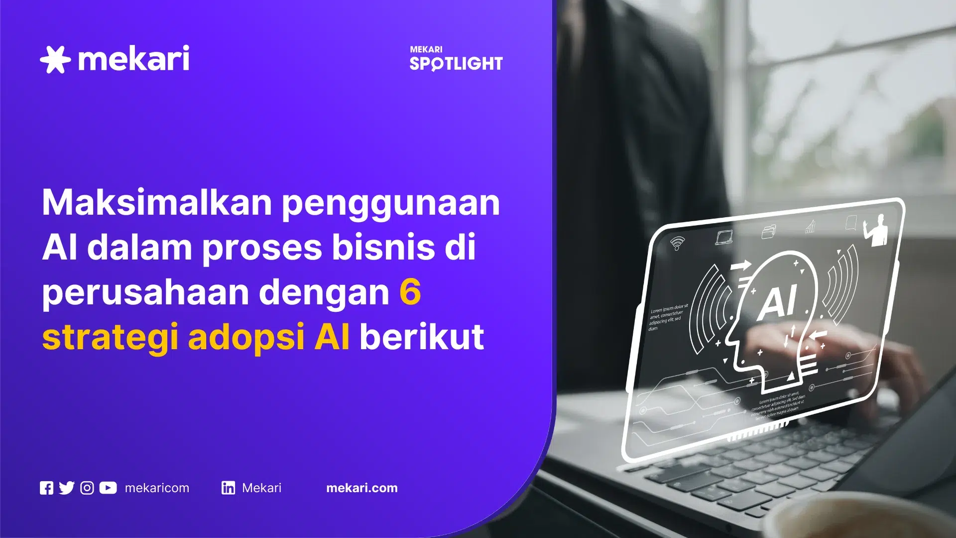 Startup berbasis AI menggunakan teknologi kecerdasan buatan untuk meningkatkan efisiensi dan pertumbuhan bisnis digital
